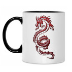 Кружка двухцветная