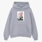 Толстовка худи оверсайз