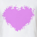 Розовое сердце