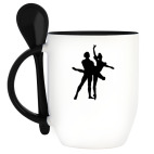 Кружка с ложкой