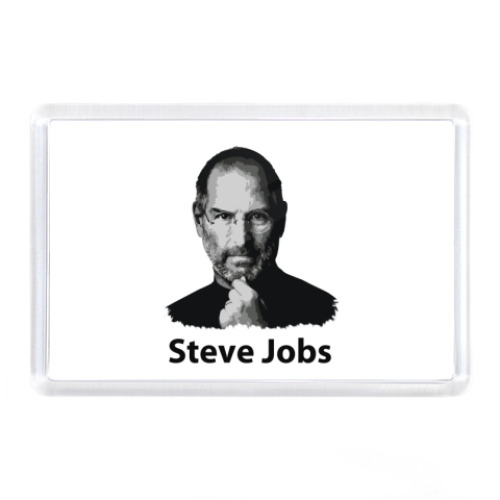 Магнит с принтом Steve Jobs