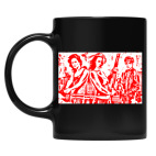 Кружка цветная UV-DTF