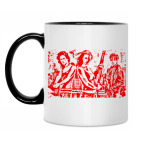 Кружка двухцветная