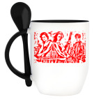 Кружка с ложкой