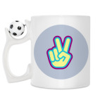 Кружка с футбольным мячиком