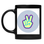 Кружка цветная UV-DTF