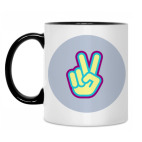 Кружка двухцветная