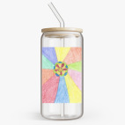 Банка с бамбуковой крышкой