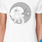 Лунный кот сидит на луне