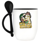 Кружка с ложкой