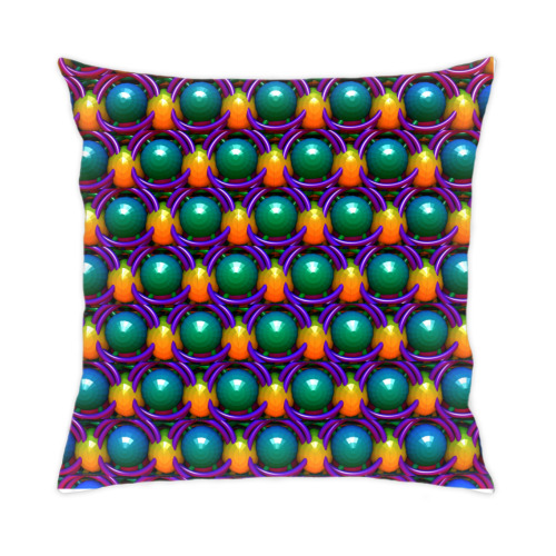 Подушка разноцветные шары