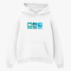 Толстовка худи оверсайз