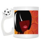 Кружка с футбольным мячиком