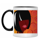 Кружка двухцветная