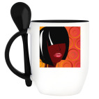 Кружка с ложкой