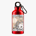 Металлическая бутылка 400 мл UV-DTF