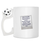 Кружка с футбольным мячиком