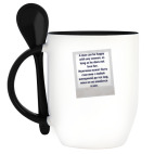 Кружка с ложкой