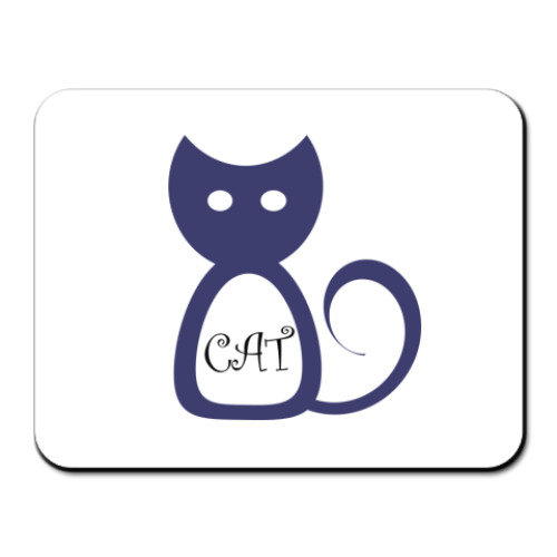 Коврик для мыши с принтом  Котик