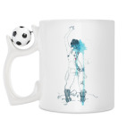 Кружка с футбольным мячиком