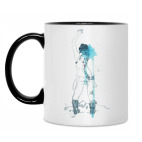 Кружка двухцветная