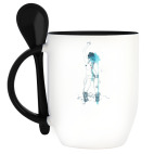 Кружка с ложкой