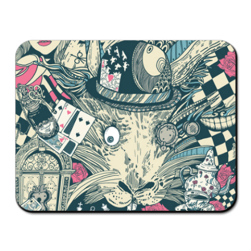 Коврик для мыши Алиса в стране чудес