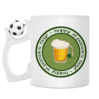 Кружка с футбольным мячиком