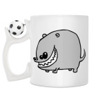 Кружка с футбольным мячиком