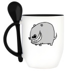 Кружка с ложкой