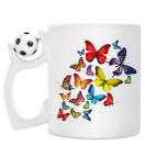 Кружка с футбольным мячиком
