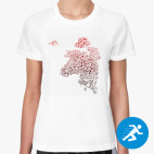 Женская спортивная футболка