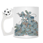 Кружка с футбольным мячиком