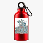 Металлическая бутылка 400 мл UV-DTF