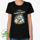 Женская футболка органик