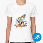 Женская спортивная футболка