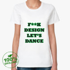 Женская футболка органик