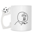Кружка с футбольным мячиком