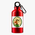 Металлическая бутылка 400 мл UV-DTF