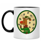 Кружка двухцветная