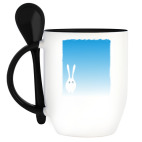 Кружка с ложкой