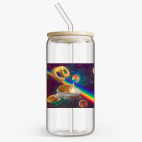 Банка с бамбуковой крышкой