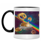 Кружка двухцветная