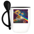 Кружка с ложкой