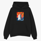 Толстовка худи оверсайз