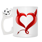 Кружка с футбольным мячиком