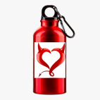 Металлическая бутылка 400 мл UV-DTF