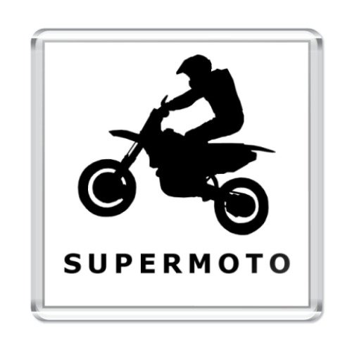 Магнит с принтом SUPERMOTO