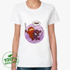 Женская футболка органик