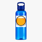 Прозрачная спортивная бутылка